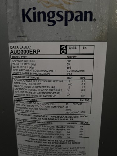 Kingspan direct unvented 300 - direct,