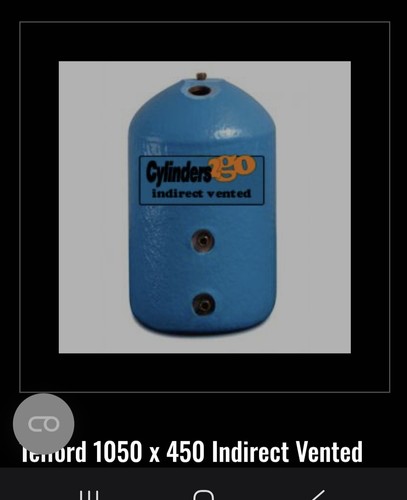Hot water cylinder - hot,