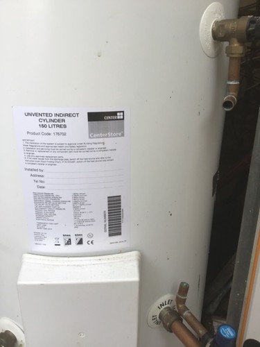 Used unvented indirect - used, hot